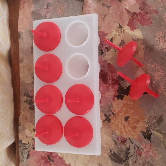 Vintage Tray Of LustroWare 8 Freezer Popsicle Mold Ice Cream Frozen Pops #3 - Picture 3 of 5